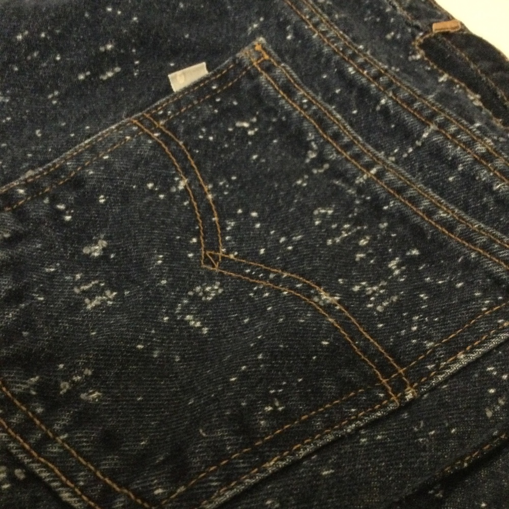 Powdered Levi’s 515 35x29 (meas) SF USA white tab jeans